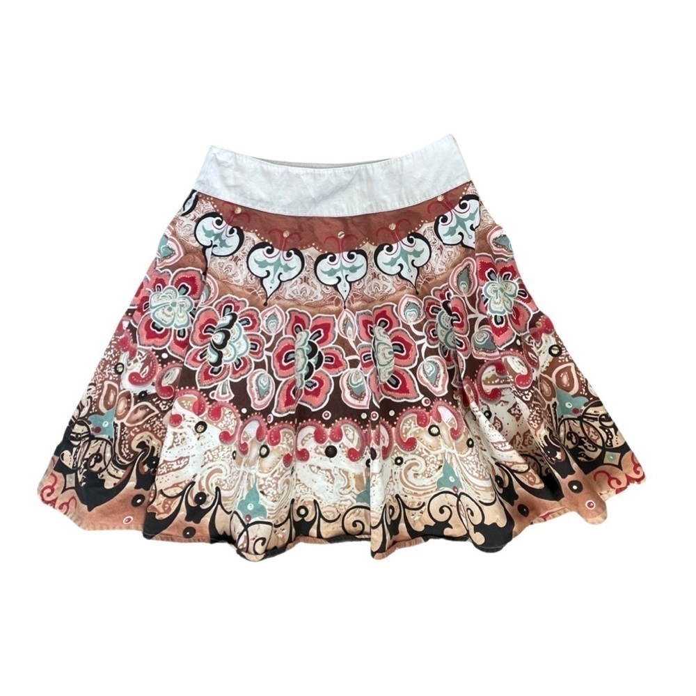 MIXIT Brand Printed A-Line Full Skirt Women’s Size 4.